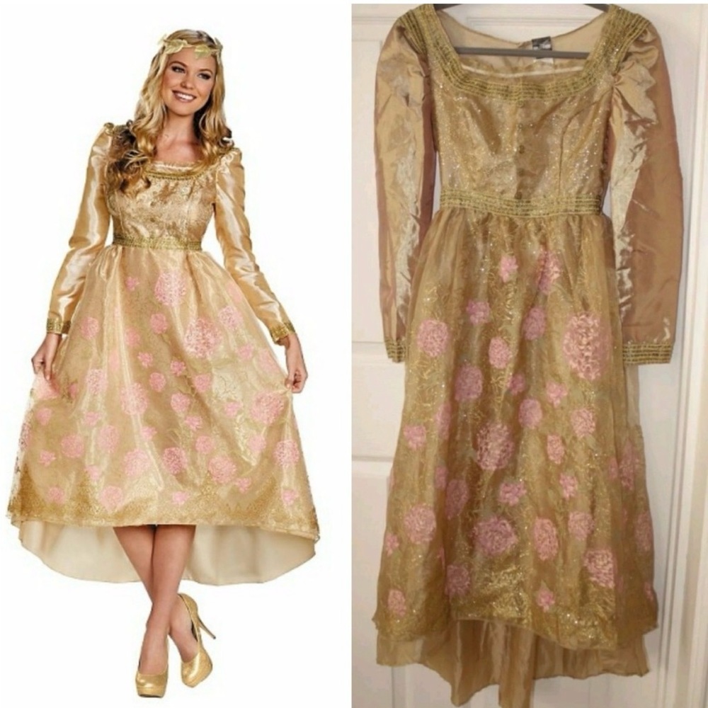 Disney Maleficent Aurora Princess Costume Gown S